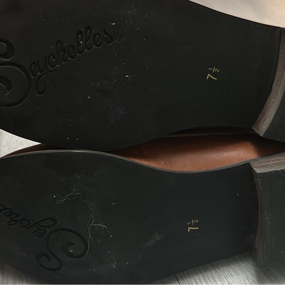 Seychelles flat leather brown booties - Picture 6 of 6